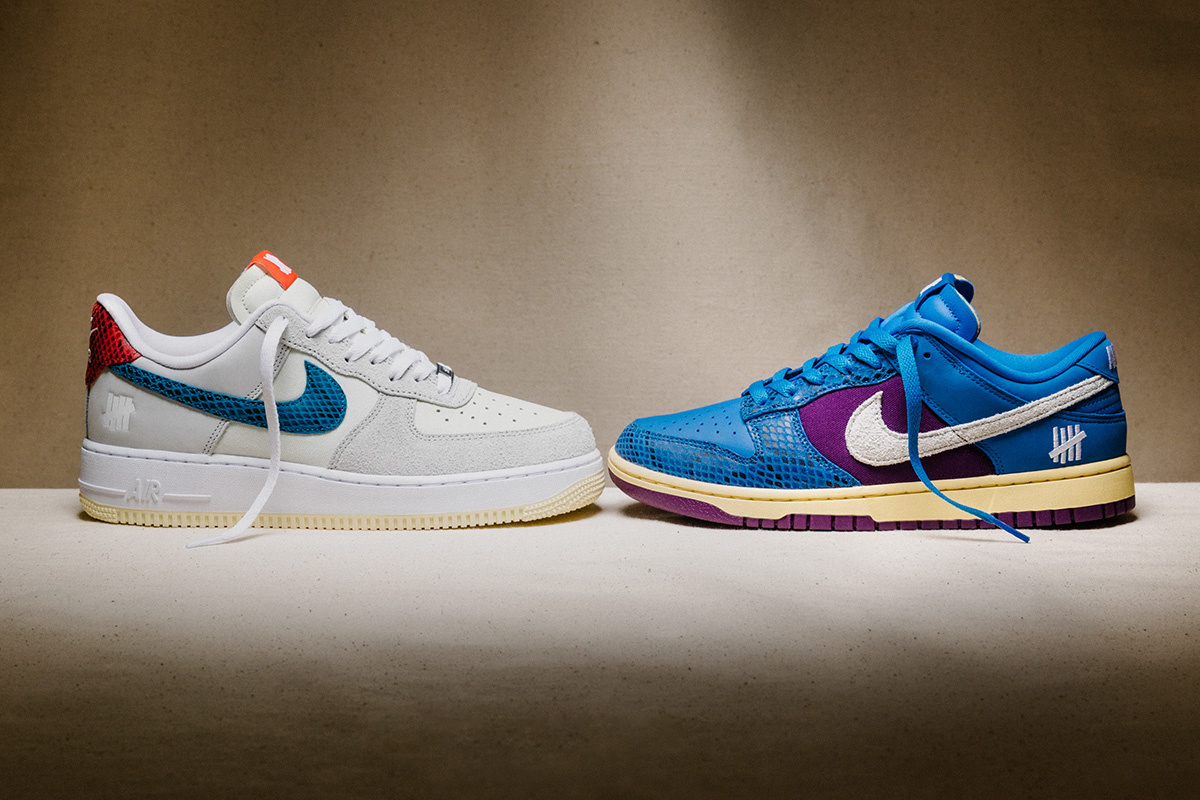 UNDEFEATED Nike Dunk vs. Air Force 1 \